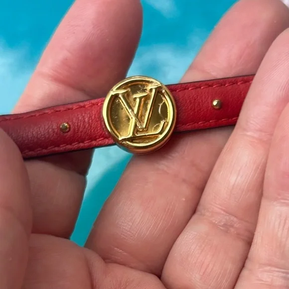 REVERSIBLE LOUIS VUITTON BRACELET CLASSIC LV PATTERN ❤🤎❤🤎❤🤎❤